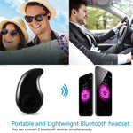Mini Waterproof Wireless Earbud, Sweatproof Bluetooth Earphone with Mic Headphone, Single Invisible Sports In Ear Headset (Black)