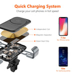 TORRAS Wireless Car Charger Mount, Auto-Clamping 7.5W / 10W Fast Cell Phone Charger Holder Compatible with iPhone Xs/Xs Max/XR/X / 8/8 Plus, Galaxy S10 / S10+ / S9 / S9+ / S8, More