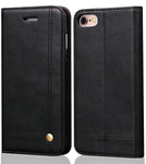 iPhone 6S Plus Case iPhone 6 Plus Case, SINIANL Leather Case Flip Folio Book Case Wallet Cover with Card Slots & ID Holder Kickstand Feature and Magnetic Closure for iphone 6 Plus / 6S Plus Black
