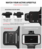 Mpow D3 Bluetooth Headphones with A1 Universal Phone Armband, IPX7 Waterproof Wireless Earphones, HD Stereo Sound 8-10H Battery Noise Cancelling Headsets, Wireless Sport Headphones for Running