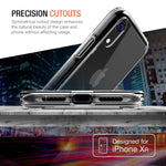iPhone XR Case, Trianium Clarium Case Compatible Apple iPhone XR (2018)[6.1" ONLY] TPU Cushion Protection and Hybrid Rigid Clear Back Cover [ Work w/Most Screen Protector] - Clear