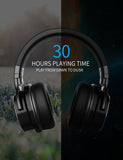 COWIN E7 PRO [Upgraded] Active Noise Cancelling Headphones Bluetooth Headphones with Microphone/Deep Bass Wireless Headphones Over Ear 30H Playtime for Travel/Work/TV/Computer/Cellphone - Black