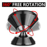 Magnetic Phone Holder Mount for Car - FITFORT Universal 360° Rotation Car Dashboard Stand with Super Strong Magnet Compatible Phone X XS XR MAX 8 Plus, S9 S8 Plus, GPS, Mini Tablet and More