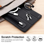 ESR Pencil Holder Compatible with The Apple Pencil (1st and 2nd Gen), Elastic Pocket [Stylus Pens Protected and Safe] Pouch Adhesive Sleeve Attached to Case for Stylus Pens - Black