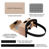 Google Cardboard,Topmaxions 3D VR Virtual Reality DIY VR Headset for 3D Movies and Games Compatible with Android & Apple Up to 6 Inch Easy Setup Machine