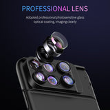 iPhone X Lens, 4K HD [0.65X] Wide Angle, 15X Macro, 180° Fisheye Camera Lenses Kit 3-in-1, Portable iPhone Xs Lens Kit for Apple iPhone 10/Xs ONLY, Easy to Switch Effect Lenses by Ainope (Black)
