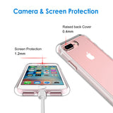 JETech Case for Apple iPhone 8 Plus and iPhone 7 Plus 5.5-Inch, Shock-Absorption Bumper Cover, Anti-Scratch Clear Back (HD Clear)