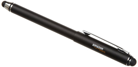AmazonBasics Capacitive Stylus Pen for Touchscreen Devices Including Kindle Fire, Apple iPad, Samsung Galaxy Tab - Black