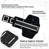 iPhone X/XR/Xs Max 8 7 6/6s Plus Armband. YOCHOS Running Armband Fits Samsung Galaxy S9 + S8/S7/S6 Edge Note 9/8 LG G6 with Adjustable Elastic Band & Key Holder【Face Recognition Access】