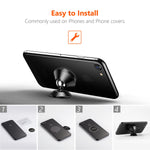 TORRAS Magnetic Car Mount, 360 Rotation Car Phone Holder for Dashboard Cell Phone Cradle Mount Compatible with Samsung Galaxy Note 9 / S9 / S9 Plus / S8 / S7, iPhone X / 8/7 / 6/5 and More