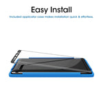 amFilm Glass Screen Protector for Samsung Galaxy Note 9, Full Screen Coverage Screen Protector, 3D Curved Tempered Glass, Dot Matrix with Easy Installation Tray (Black)