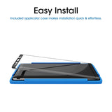 amFilm Glass Screen Protector for Samsung Galaxy Note 9, Full Screen Coverage Screen Protector, 3D Curved Tempered Glass, Dot Matrix with Easy Installation Tray (Black)