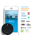 Muse Auto (2nd Gen): Alexa-Enabled Voice Assistant for Cars with Hands-Free Music, Audiobooks, Navigation and 2-Port USB Car Charger