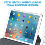 FRTMA for Apple Pencil Magnetic Sleeve, Soft Silicone Holder Grip for Apple iPad Pro Pencil, Ivory White (Apple Pencil Not Included)