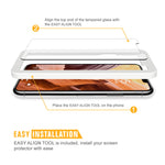 SPARIN Screen Protector for iPhone Xs Max, [4 Pack] 9H Hardness Tempered Glass for iPhone Xs Max 6.5 inch [Alignment Frame] [Scratch Proof ] [Bubble Free] [High Responsive]