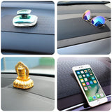 3 Pcs Car Dashboard Pads Non-slip 11" x 7", AIFUDA Anti-Slip Ripple Sticky Dash Grip Mat for Coin Phone Key Sunglasses - Black
