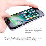 for iPhone 8 Plus Screen Replacement White, LCD Display & Touch Screen Digitizer Frame Assembly Set with 3D Touch Free Repair Tool（5.5''