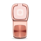 Liv2Fun Multifunctional Wearable Detachable Phone Ring Stand Grip with Anti-Theft Lanyard Neck Strap Loop Compatible with Magnetic Phone Car Mount (Rose Gold)