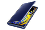 Samsung Galaxy Note9 Case, S-View Flip Cover with Kickstand, Ocean Blue