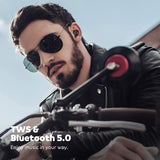 SoundPEATS TrueFree True Wireless Earbuds Bluetooth 5.0 in-Ear Stereo Bluetooth Headphones with Microphone Wireless Earphones 15 Hours Playtime, Hands-Free Calls, One-Step Pairing