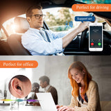 Mini Bluetooth Earbud, Ture Invisible Wireless Earphone V4.2, IPX4 Sweatproof 8-Hr Talking Time Car Bluetooth Headset with HD Mic & Charging Case for iPhone iPad Samsung Android Devices (One PCS)