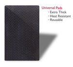 Extra Thick Sticky Anti-Slip Gel Pad, Mini-Factory Premium Universal Non-Slip Dashboard Mat for Cell Phones, Sunglasses, Keys, Coins and More - Black (Large Size: 7.8" X 5.5")