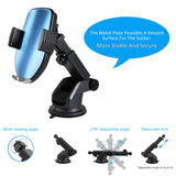 Wireless Car Charger Mount, 7.5W /10W Qi Fast Charging, Auto-Clamping Dashboard & Air Vent Phone Holder, Compatible Samsung Galaxy S10/S9/S9+/S8/S8+/S7/S6 Edge/Note 9/8 iPhone Xs Max/Xs/XR/X/8/8 Plus