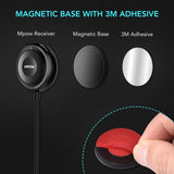 Mpow Bluetooth 4.1 Receiver with Built-in Noise Isolator, Hands-Free Car Kits & Bluetooth Aux Car Adapter with Dual USB Car Charger & 3M Magnetic Mounting Base for Car Audio System (G-3 for MBR2)