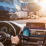 Qi Certified Fast Wireless Car Charger Mount, Automatic Gravity 10W Qi Fast Charging Car Phone Holder Air Vent Compatible for iPhone XS/MAX/XR/X/8/8+, Samsung Galaxy 9/S9/S9+/S8/S8+