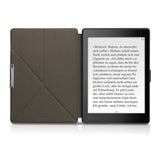 kwmobile Origami Case for Kobo Aura ONE - Ultra Slim Fit Premium PU Leather Cover with Stand - Red