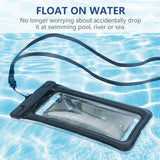 Waterproof Phone Pouch, Capshi Universal Waterproof Case, [Floating] Cellphone Dry Bag Compatible with iPhone Xs Max, X, Max, 8 Plus, 7 Plus, 6s Plus, Samsung Galaxy s7, s8, s9, Note 7 up to 7.0"