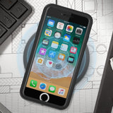 Trianium iPhone 8 Plus Case [Duranium Series] with Holster Case Heavy Duty Cover and Built-in Screen Protector for Apple iPhone8 Plus Phone (2017) Belt Clip Kickstand [Full Body Protection]- Gunmetal