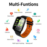 Fitness Tracker Bluetooth Smart Watch with Heart Rate Monitor Call Reminder Activity Trackers Waterproof Step Calorie Counter Pedometer Band for iOS Android Phone Men Women