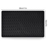 3 Pcs Car Dashboard Pads Non-slip 11" x 7", AIFUDA Anti-Slip Ripple Sticky Dash Grip Mat for Coin Phone Key Sunglasses - Black