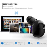 Mini Bluetooth Earbud, Ture Invisible Wireless Earphone V4.2, IPX4 Sweatproof 8-Hr Talking Time Car Bluetooth Headset with HD Mic & Charging Case for iPhone iPad Samsung Android Devices (One PCS)