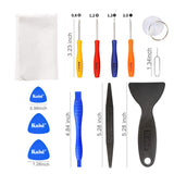 Kaisi Ultrathin Steel Professional Opening Pry Tool Repair Kit with Non-Abrasive Nylon Spudgers and Anti-Static Tweezers, 20 Piece Repair Tool Set