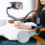 Phone Holder for Bed, Lamicall Cell Phone Holder Flexible : Gooseneck Arm 360 Clip Bracket Clamp Mount Stand for Phone Xs Max XR X 8 7 6 Plus 5 4, Samsung S10 S9 S8 S7 S6, Huawei More Smart Phones