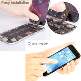 YPLANG Screen Replacement Black Compatible for iPhone 6 Screen Replacement LCD Display Digitizer Frame Assembly Full Repair Kit, with Repair Tools and Flowchart (iPhone 6-Black)