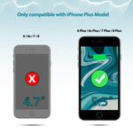 Battery Case for iPhone 7 Plus/8 Plus/6 Plus/6s Plus,5500mAh Portable Protective Charging Case Compatible with iPhone 7 Plus/8 Plus/6 Plus/6s Plus (5.5 inch) Rechargeable Extended Battery (Black)