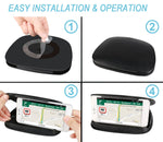 Bosynoy Phone Holder for Car, GPS Holder for Car Dashboard, Universal Car Phone Mount Compatible for Smart Cell Phones -Brown