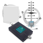 Cell Phone Signal Booster for AT&T T-Mobile GSM 3G 4G LTE - Boost Mobile Phone Signal for Home and Office - Tri-Band ATT700/850/1900MHz Band 2/5/12/17 Repeater kit with High Gain Panel/Yagi Antennas