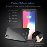 iPhone X/XS Battery Case, Vodool 3200mAh Capacity Ultra Slim Extended Battery Rechargeable Protective Backup Portable Charger 5.8" (Black)