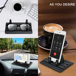 Car Phone Holder, Vansky Car Phone Mount Silicone Dashboard Car Pad Mat for iPhone X/8 Plus/7 Plus/6/6S Plus, Samsung Galaxy S8 Plus/Note 8/S7 3.5-7 inch Smartphone or GPS Devices