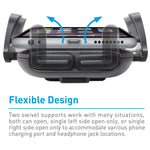 Macally Adjustable Automobile Cup Holder Phone Mount for iPhone Xs XS Max XR X 8 8+ 7 7 Plus 6s Plus 6s SE Samsung Galaxy S9 S9+ S8 S7 Edge S6 S5 Note 5, Xperia iPod, Smartphones, MP3, GPS (MCUPMP)