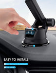 Mpow Car Mount Holder, Universal Dashboard Car Phone Mount, Windshield Car Phone Holder, Washable Gel Pad Compatible iPhone XR/XS Max/X/8, Galaxy S10/S9/S8/S7, Google, Huawei, One Plus, Moto, and More
