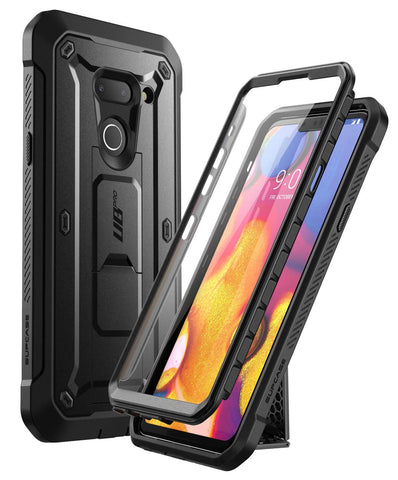SUPCASE Unicorn Beetle Pro Series Designed for LG G8 Case & LG G8 ThinQ Case(2019 Release) Full-Body Rugged Holster Case with Built-in Screen Protector (Black)