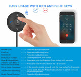 Besign BK03 Bluetooth 4.1 Car Kit for Hands-Free Talking & Music Streaming, Wireless Audio Receiver with Dual Port USB Car Charger and Ground Loop Noise Isolator for Car with 3.5mm AUX Input Port