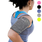 Phone Armband Sleeve: Running Jogging and Workout Cellphone Holder: Fitness Gear & Accessories for Women & Men iPhone 8 8plus X XR XS MAX 7 Plus 5s 6s iPod Galaxy S3 S5 S6 S7 S8 Note Edge Gray (L)