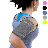 Phone Armband Sleeve: Running Jogging and Workout Cellphone Holder: Fitness Gear & Accessories for Women & Men iPhone 8 8plus X XR XS MAX 7 Plus 5s 6s iPod Galaxy S3 S5 S6 S7 S8 Note Edge Gray (L)