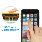 JETech Privacy Screen Protector for Apple iPhone 7 and iPhone 8, Anti-Spy Tempered Glass Film, 2-Pack